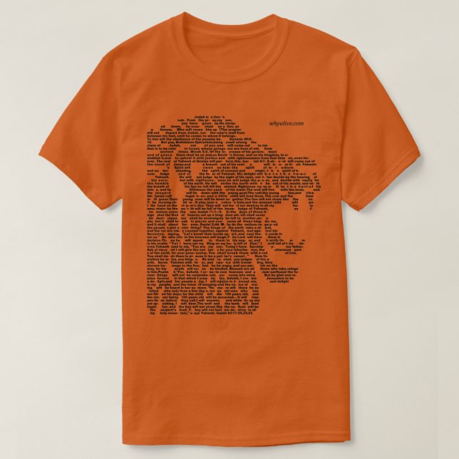 Camiseta Leão de Yudah Judah em Branco (Frente do Design)