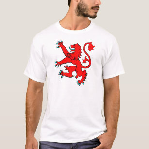 Camiseta Leão desenfreado escocês