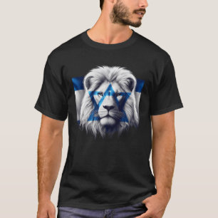 Camiseta Leão do Orgulho Judaico Judeu - Símbolo de Bandeir