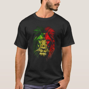 Camiseta leão do reggae gato selvagem gato grande leão da J