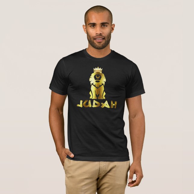 Camiseta Leão Dourado de Judah (Frente Completa)