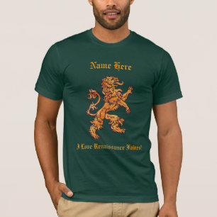Camiseta Leão Dourado medieval