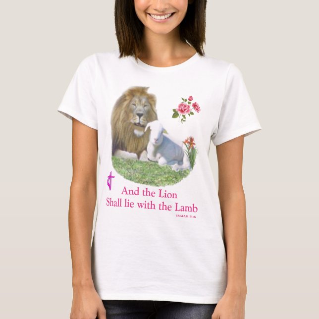 Camiseta Leão e Lamb (Frente)