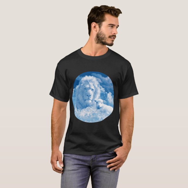 Camiseta Leão e Lambe nas Nuvens (Frente Completa)