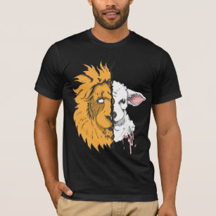 Camiseta Leão e o cordeiro
