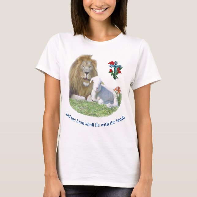 Camiseta Leão e o cordeiro  (Frente)