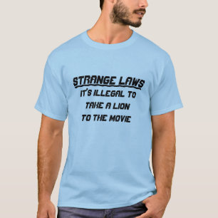 Camiseta Leão estranho das leis no filme