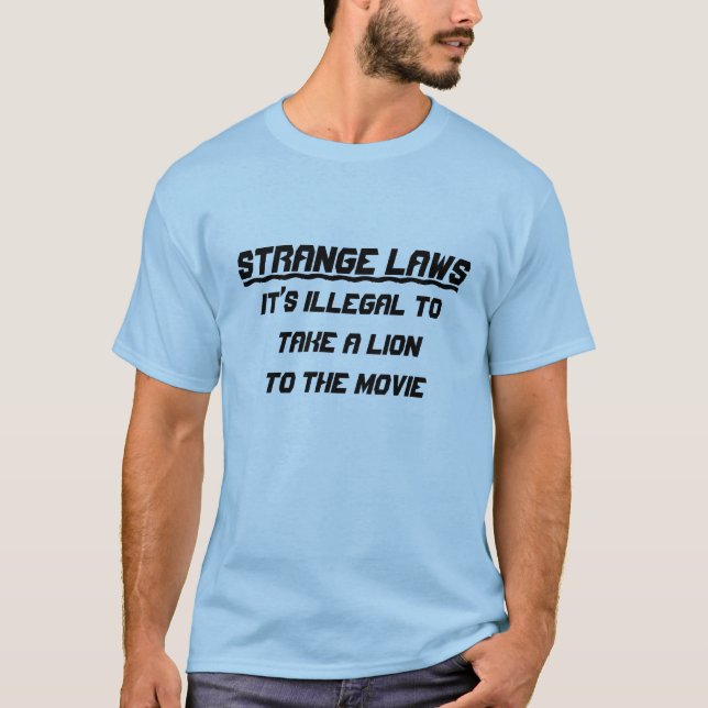Camiseta Leão estranho no filme (Frente)
