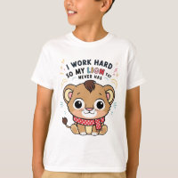 Leão excitado - Camisa-T do Cubo-Leão de Pulso Joy