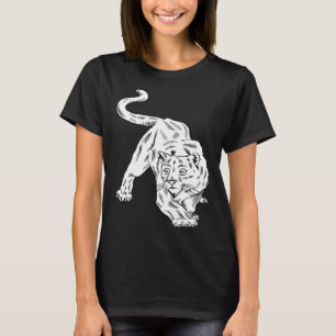 Camiseta Leão Feminino Vintage Animal Gato