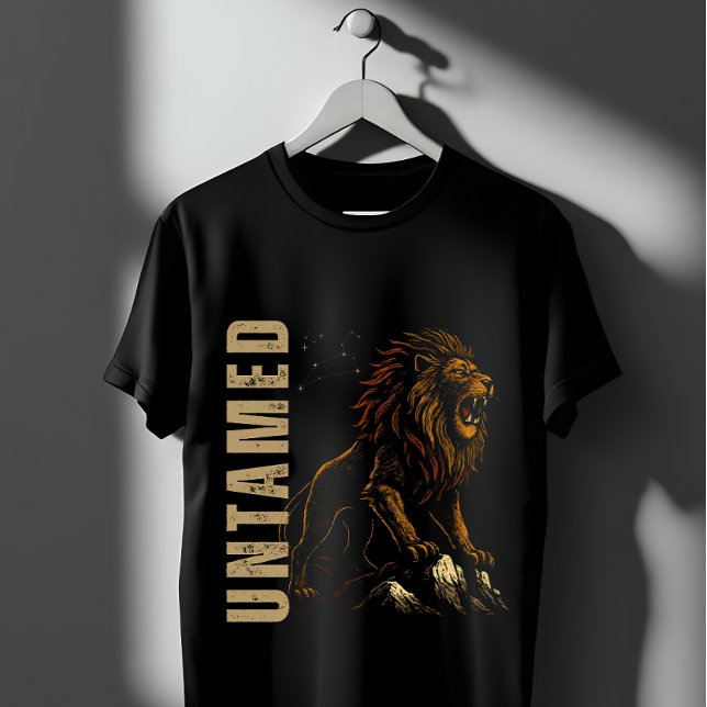 Camiseta Leão Feroz Indomável (Criador carregado)