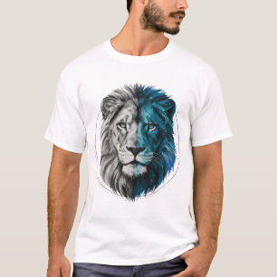 Camiseta Leão Fusion Geométrica