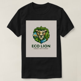 Camiseta Leão Geométrico Eco-Nature