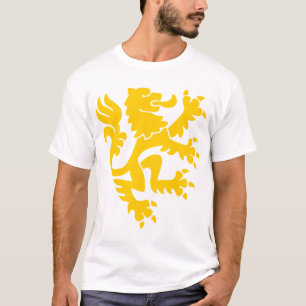 Camiseta Leão Heráldico 01 - Âmbar