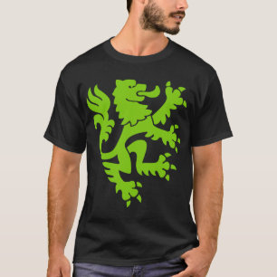 Camiseta Leão Heráldico 01 - Verde Martiano