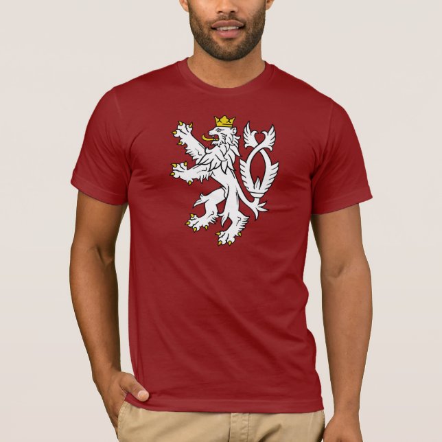 Camiseta Leão heráldico boémio (Frente)