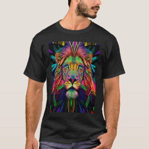 Camiseta Leão Incrível Psicodélico