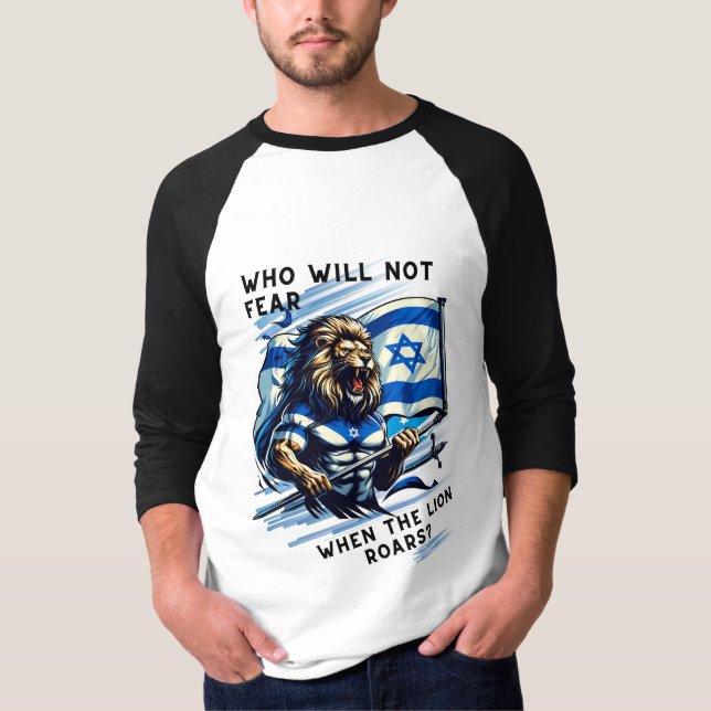 Camiseta Leão itinerante de Israel (Frente)
