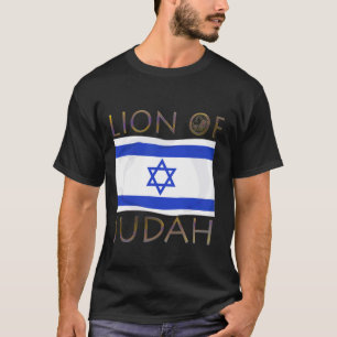 Camiseta Leão judeu judeu-judeu Israel Hebraico Hanuka Zio