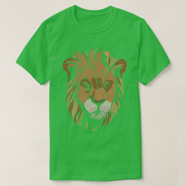 Camiseta Leão Leão Leão-Leão África (Frente do Design)