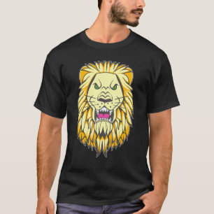Camiseta Leão Leopardo Tigre Gatos Legal Grande Gato Zoológ