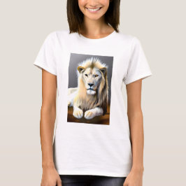 Camiseta Leão Majestoso Branco Eetano