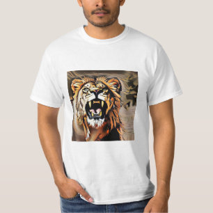 Camiseta Leão Majestoso Fierce - Rei Das Bestas