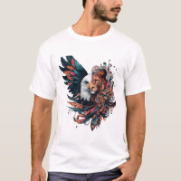 Leão metade da arte animal da águia