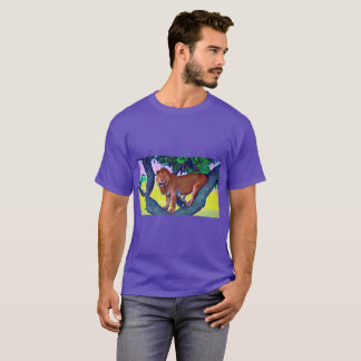 Camiseta Leão na árvore