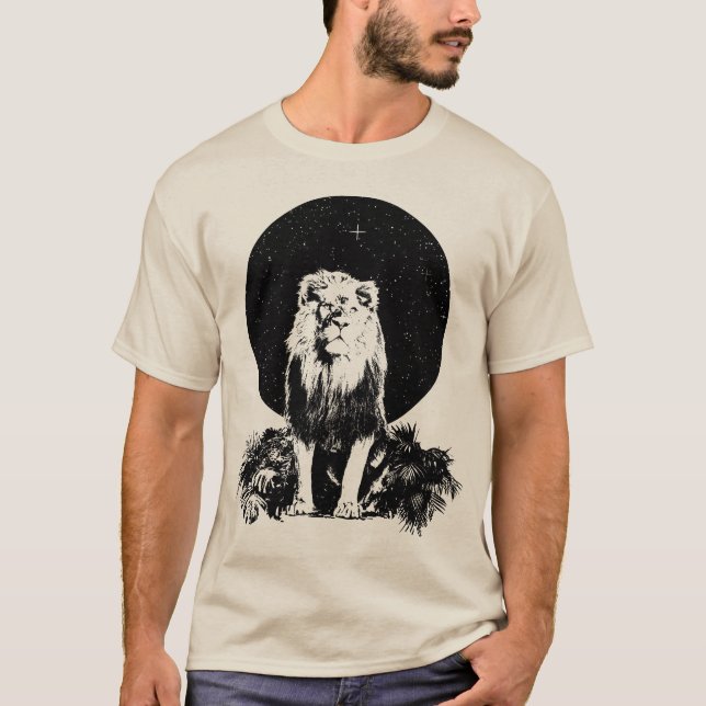 Camiseta Leão na Noite (Frente)