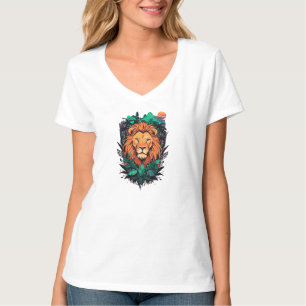 Camiseta Leão na selva