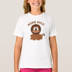 Camiseta Leão Nasceu Selvagem