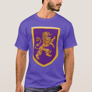 Camiseta Leão no protetor roxo