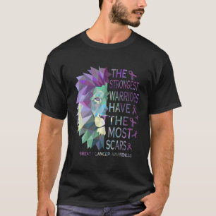 Camiseta Leão Os Guerreiros Mais Fortes Têm Mais Cicatrizes
