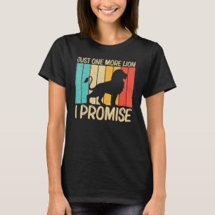 Camiseta Leão Para Homens Leão Selva Safari Animal