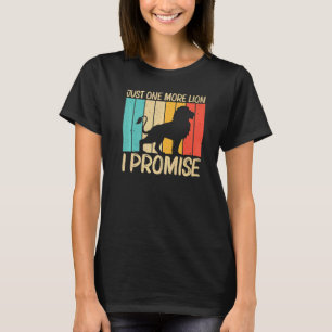 Camiseta Leão Para Homens Leão Selva Safari Animal