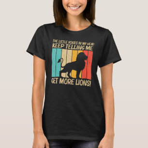 Camiseta Leão Para Homens Leão Selva Safari Animal