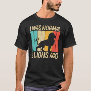 Camiseta Leão Para Homens Leão Selva Safari Animal 1