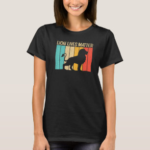 Camiseta Leão Para Homens Mulheres Leão Selva Safari Animal