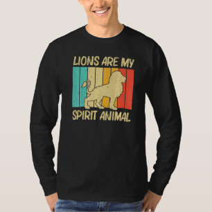 Camiseta Leão Para Homens Mulheres Safari Africano Zoológic