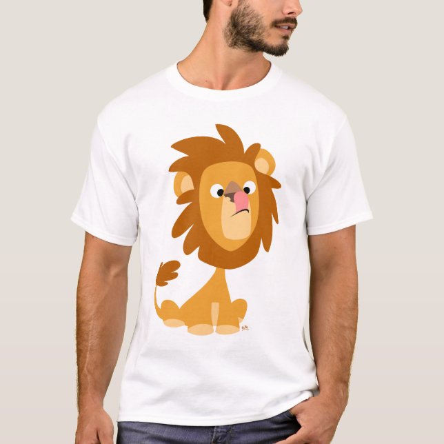 Camiseta Leão parvo! t-shirt da criança dos desenhos (Frente)