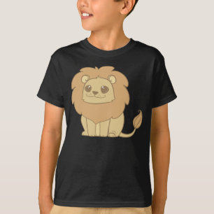 Camiseta Leão pequeno bonito