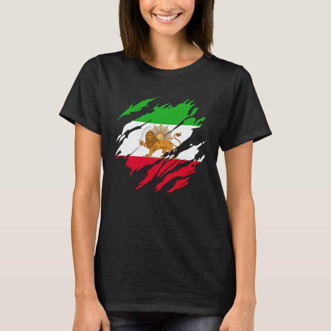 Camiseta Leão Persa Iraniano Irã (Frente)