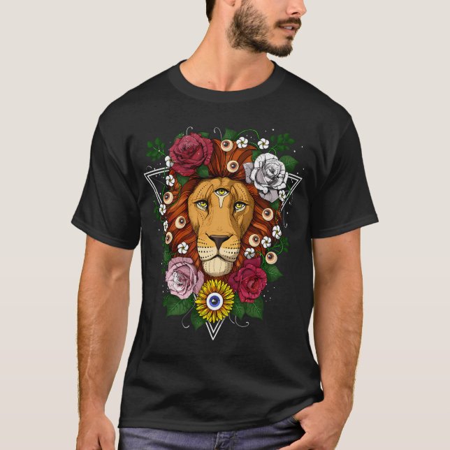 Camiseta Leão Psicodélico (Frente)