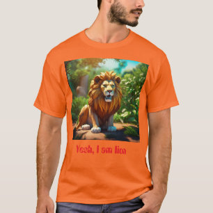Camiseta Leão: Raiz da Agonia T-Shirt Design