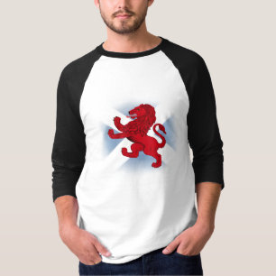 Camiseta Leão Rampante da Escócia, bandeira de São André