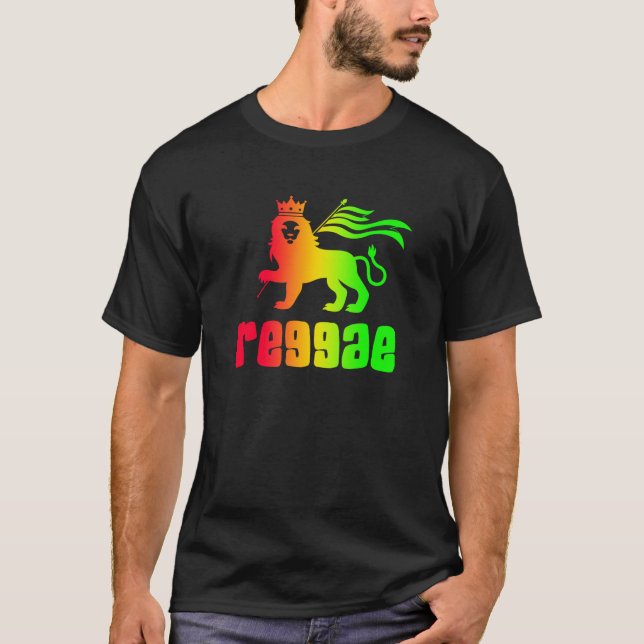 Camiseta Leão Reggae Rasta (Frente)