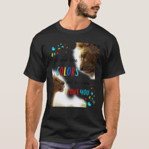 Camiseta Leão Rei Conscientização do Autismo Eu Vejo Suas V