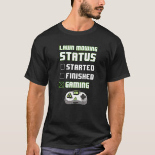 Camiseta Leão Remando Status Jogando Jogo Engraçado Homens