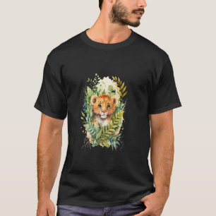 Camiseta Leão Safari Animal Guepardo Zoológico Animal Leão